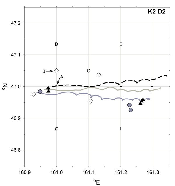 K2 D2 map